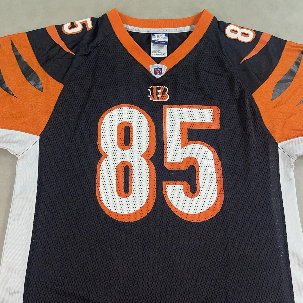 NFL Football Chad Ochocinco Johnson #85 Youth XL Reebok On Field Jersey Black